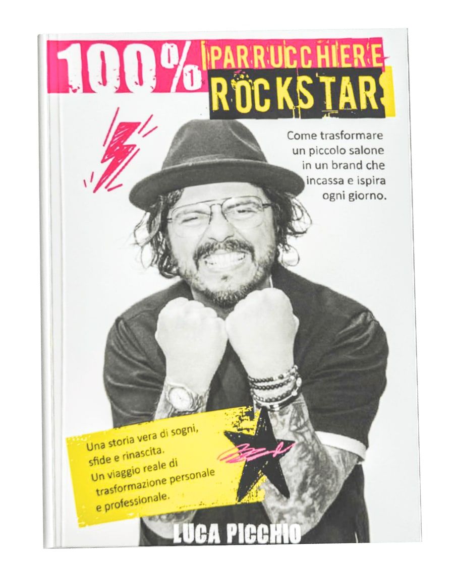 Copertina del libro 100% Parrucchiere Rockstar